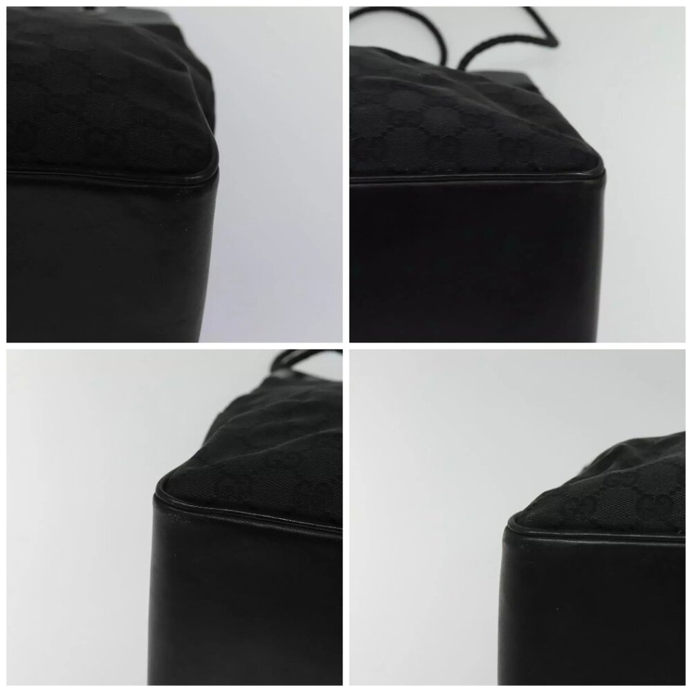 GUCCI GG Canvas Tote Bag Black 109141 Auth - Picture 16 of 16